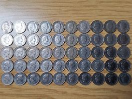 10 Rappen 1881/1982 - Lot 50 Stück!