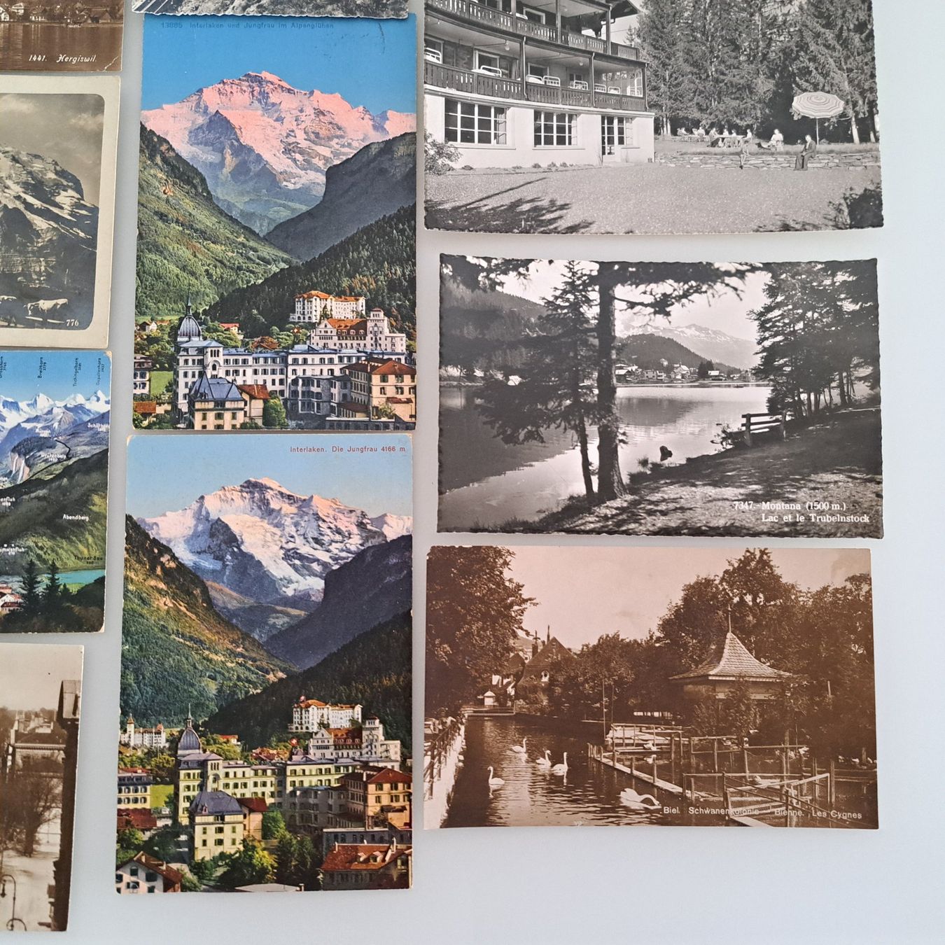 Ansichtskarten: 16 Stk. Alte / Vintage Postkarten Sammlung Schweiz, – Gebraucht aus Langendorf von thesi246 5