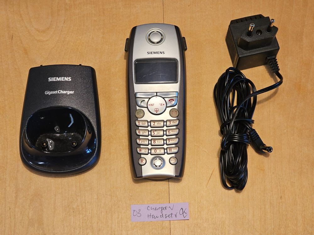 Original Siemens Gigaset S100/S1 Professinal Dect / sin Cable Teléfono Analógico