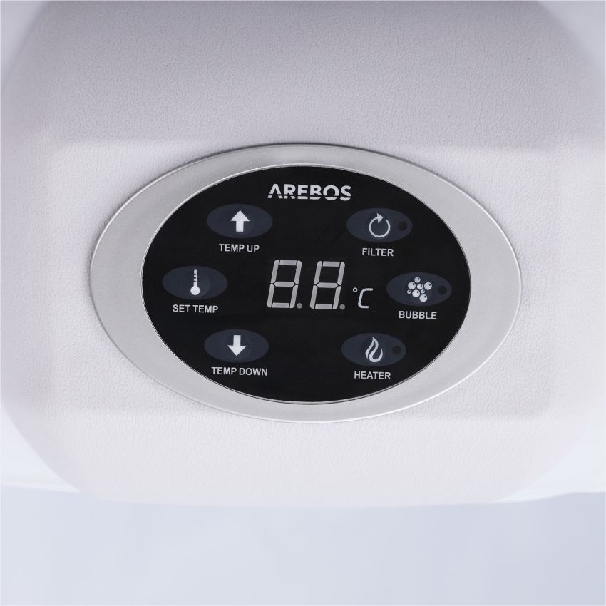 Whirlpool: Spa Pool Florence quadratisch 2400W – Difettoso da Nebikon venduto da warendiscount 4