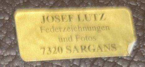Incisioni: Federzeichnung  Dorfkirche St. Justus in Flums – Usato da Flums venduto da Flumsantik 5