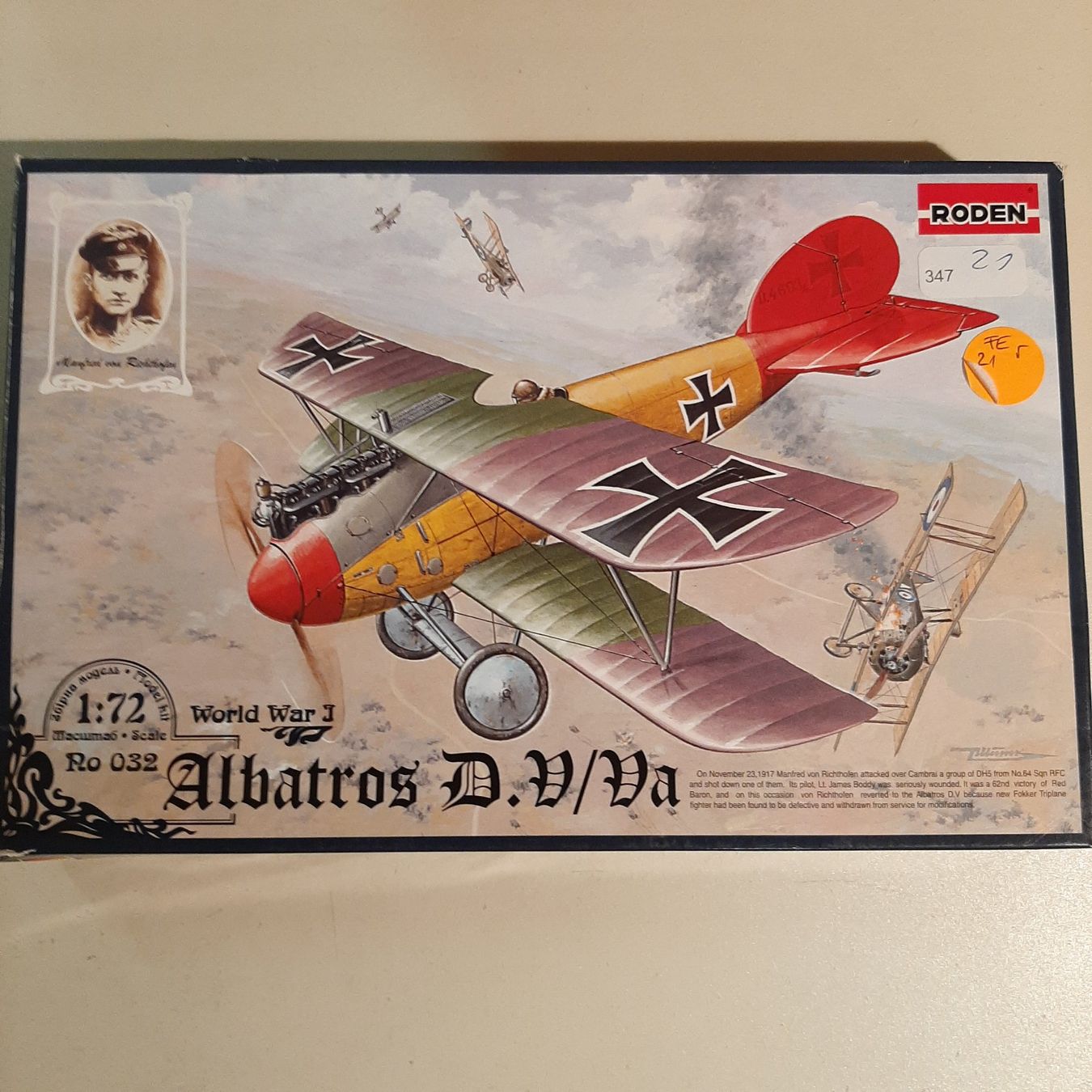 Kits de montage: 3078 ... Albatros D. V/Va ... Roden Ro 032 – D'occasion à Bonstetten par Benibanny59