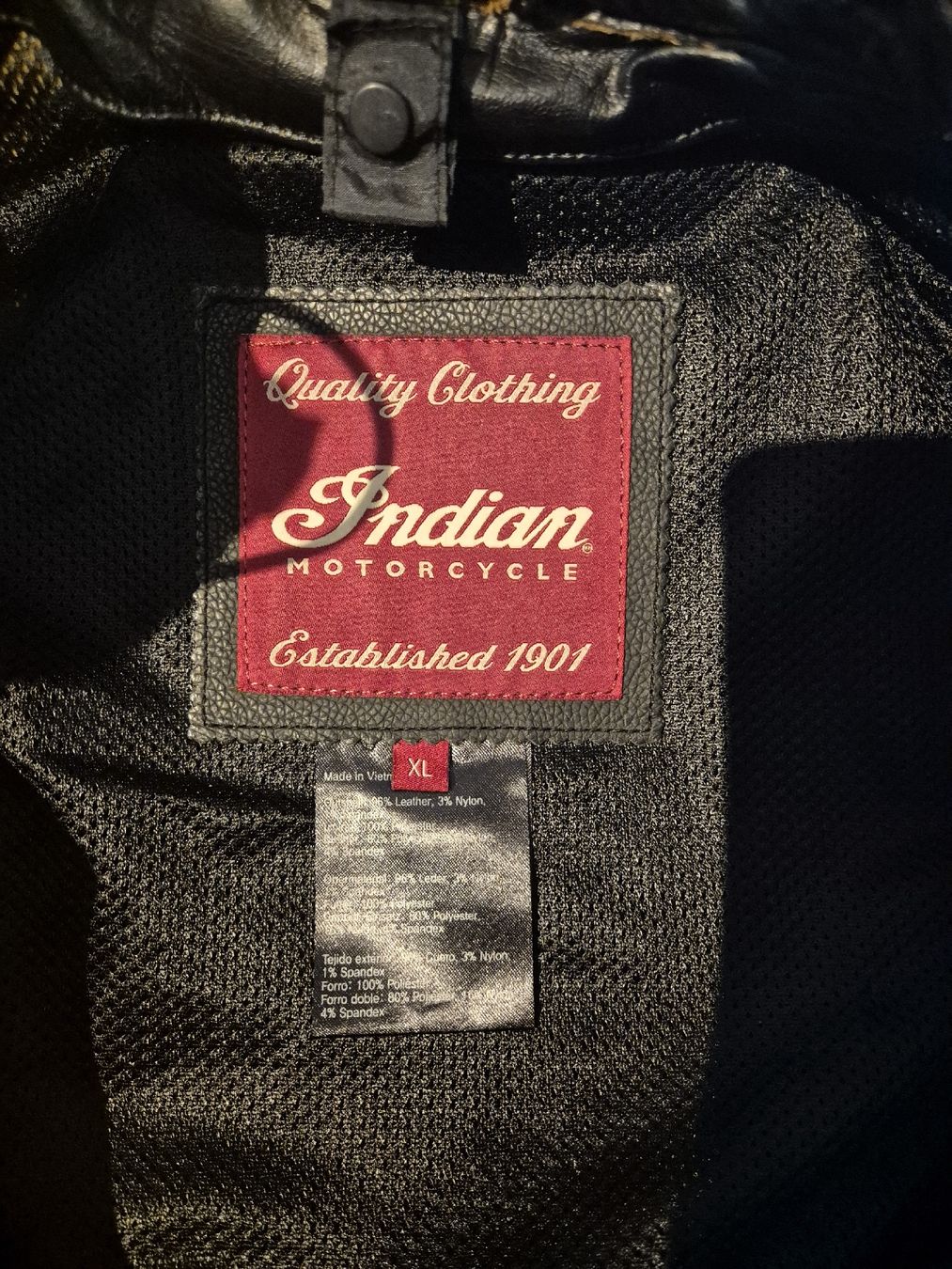 Indian Motorcycle Giacche: Indian Ledermotorradjacke – Nuovo (secondo la descrizione) da Müllheim venduto da Baedy1 2
