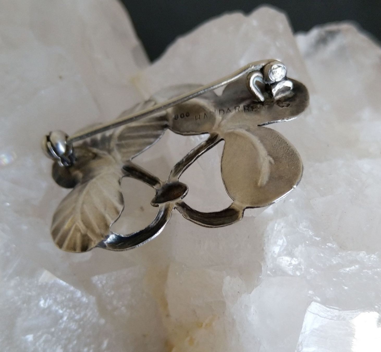 Broschen & Nadeln: BROSCHE KLEEBLATT IN SILBER 925 800 – Gebraucht aus Romanshorn von BoutiqueA 1