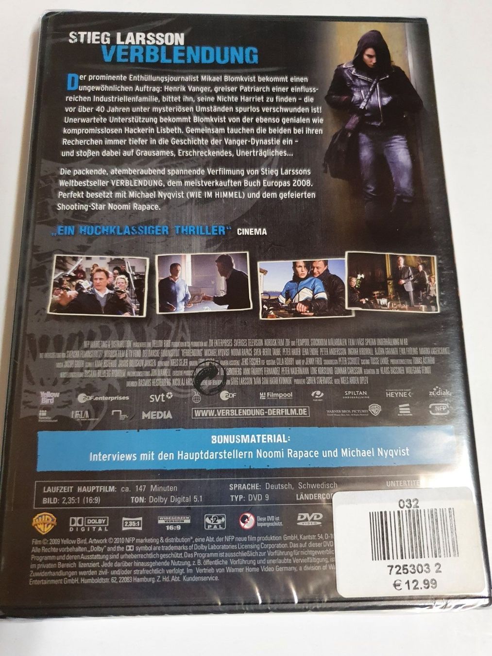 Tutti i DVDs: Stieg Larsson - Verblendung DVD OVP – Nuovo e nell'imballaggio originale da Oberdorf BL venduto da BaldenEagle 1