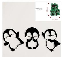 Neues Stanzschablonen-Set Pinguine