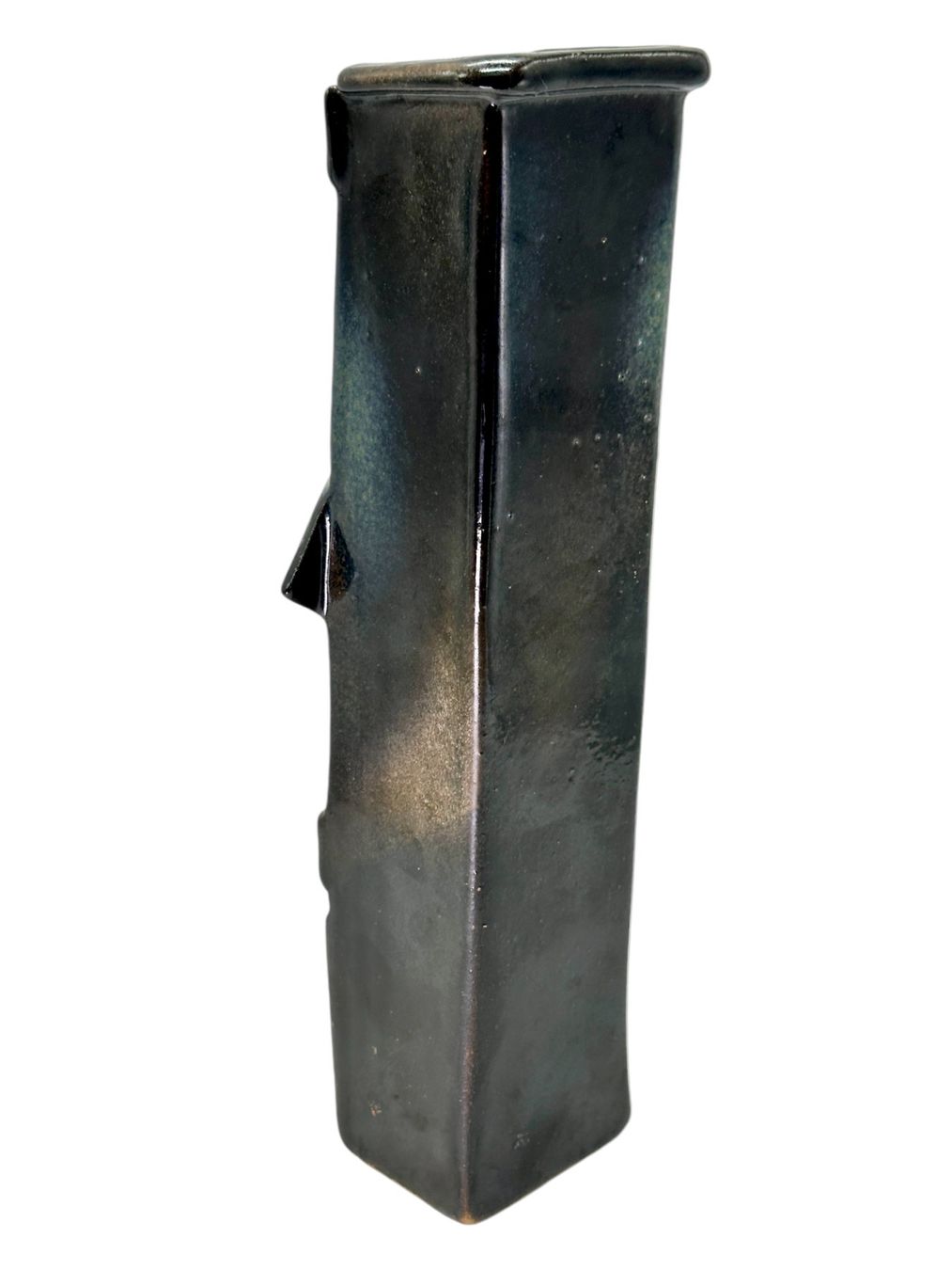 Vasen & Gefässe: Vase design abstrait géométrique en grès émaillé, signé MY – Gebraucht aus Morges von vintix 4