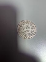 1 Franken 1936 Helvetia Münze guter Zustand