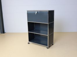 USM Haller Highboard 1x3 | Anthrazitgrau | Neuwertig