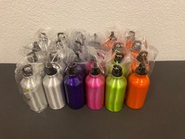 Restposten Trinkflaschen aus Alu, 24 Stück, 3dl, gemischt