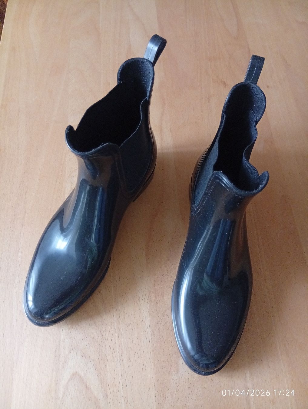 Navyboot Damenschuhe: Schwarze Regen Stiefeletten Navyboot, Gr. 38 – Neu (gemäss Beschreibung) aus Zürich von teblapi 4