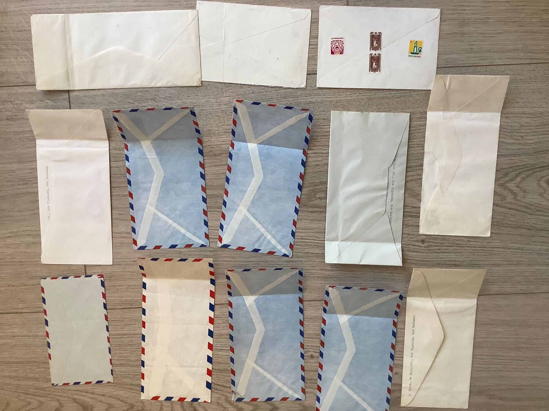 Alle Briefmarken: 44 Luftpostbriefe weltweit ab 1949 – Gebraucht aus St. Gallen von herbrig2 2