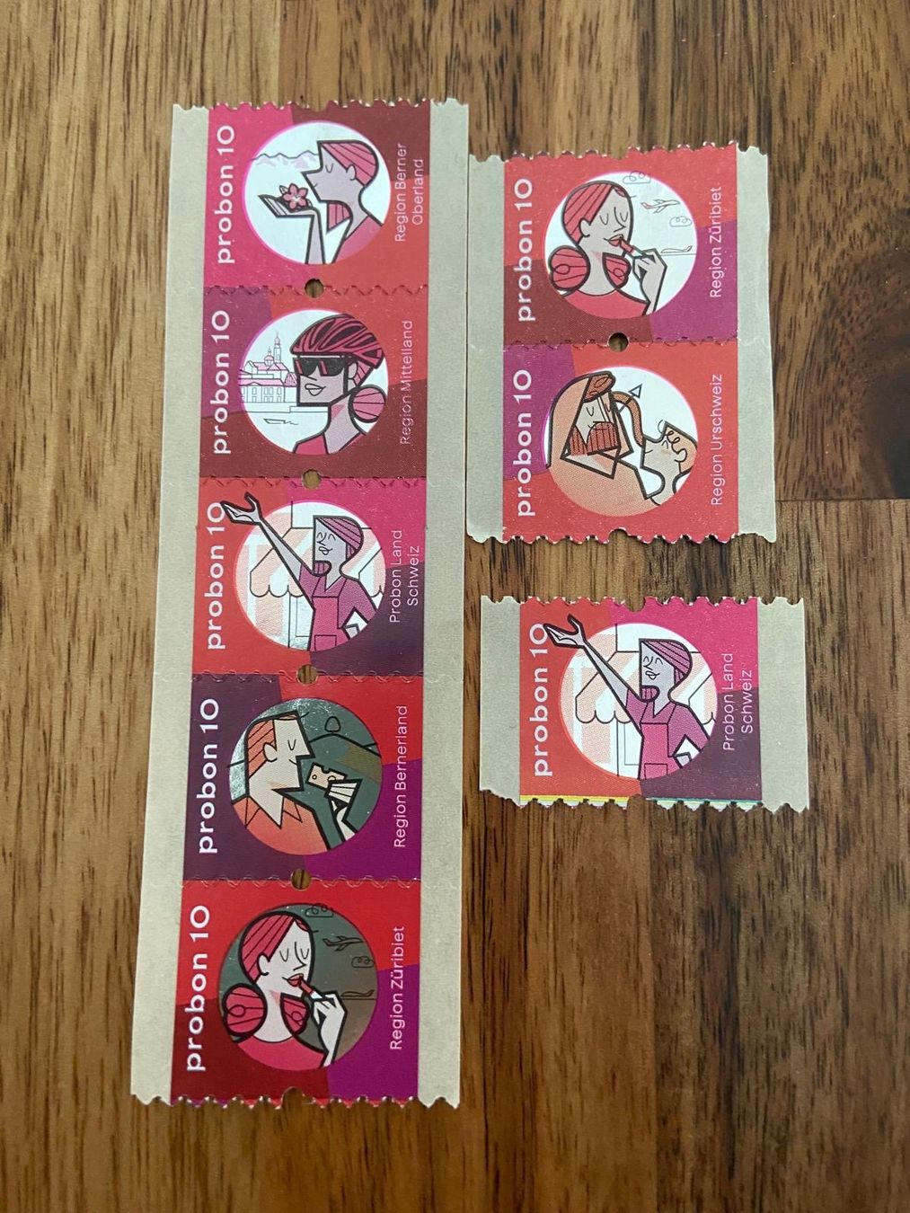 Sammelmarken & -punkte: 8x 10er ProBon Marken – Neu und originalverpackt aus Zürich von kar_7gs6