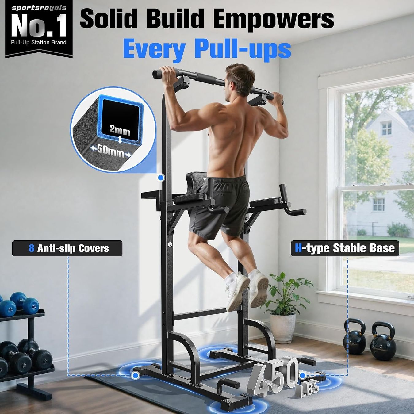 Vélos d'appartement: Power Tower Dip Station Klimmzugstange Heimgym – Neuf avec emballage d'origine à Schaffhausen par Alpenfund23 1