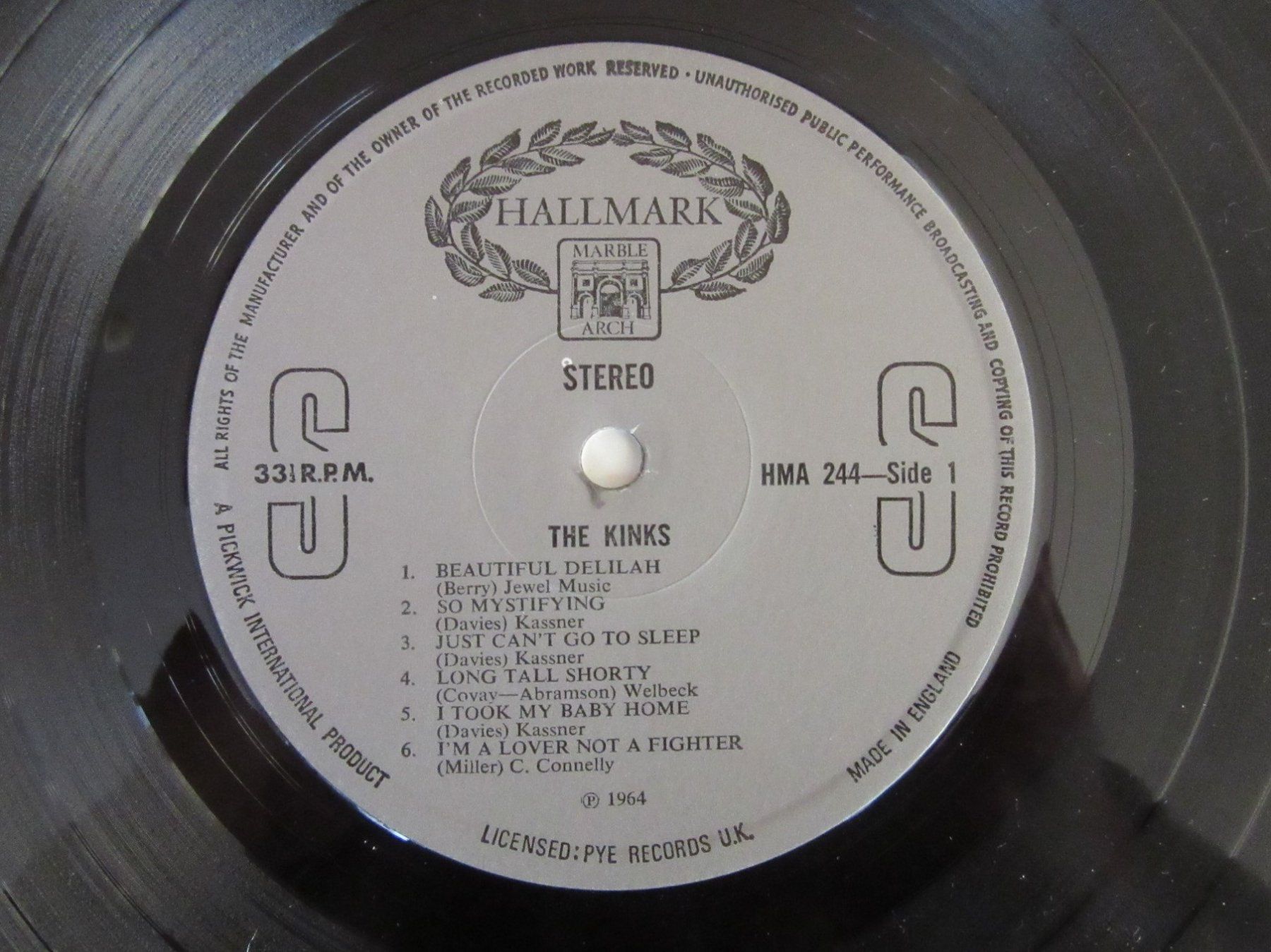 Dischi in vinile: Langspielplatte THE KINKS - KINKS – Usato da Degersheim venduto da Tforelle 3