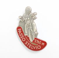 Passo Stelvio Motorrad Pin, Vintage