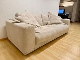 Hamilton 2er-Sofa Cord Nature – sehr guter Zustand