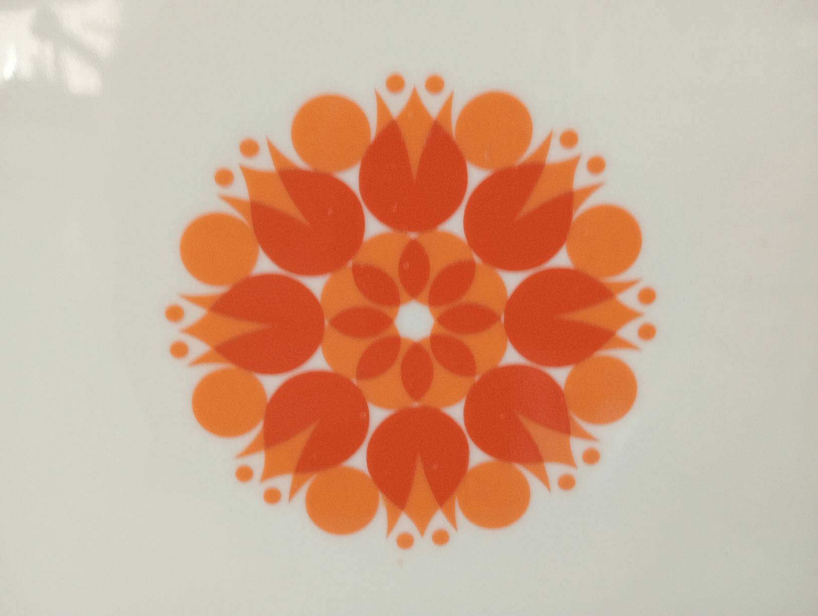 Piatti di portata: Thomas Rosenthal Pinwheel Orange Servierplatte Midcentury M – Usato da Allschwil venduto da Evgeniia78 2