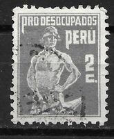 Peru 1933: Zwangszuschlagsmarke Schmied