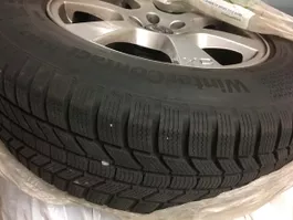 Komplett winterräder mit fast neu continental pneus