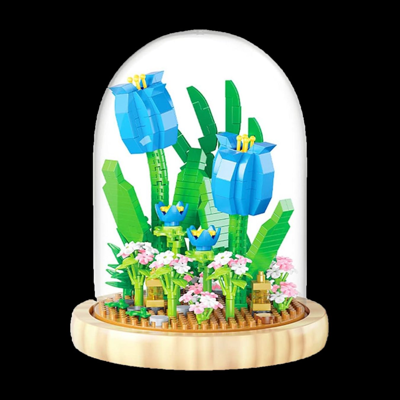 Kit di costruzioni: Blume im Glas: Tulpen / Mini-Bausteine – Nuovo e nell'imballaggio originale da Meisterschwanden venduto da Bigi1