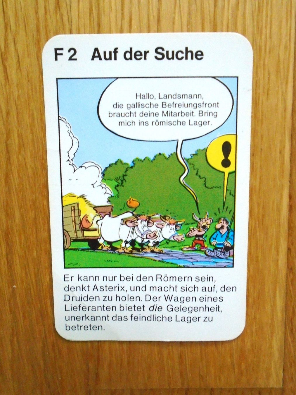 Giochi: vintage Quartett ASTERIX – Usato da Pfeffingen venduto da Elfenstein 2
