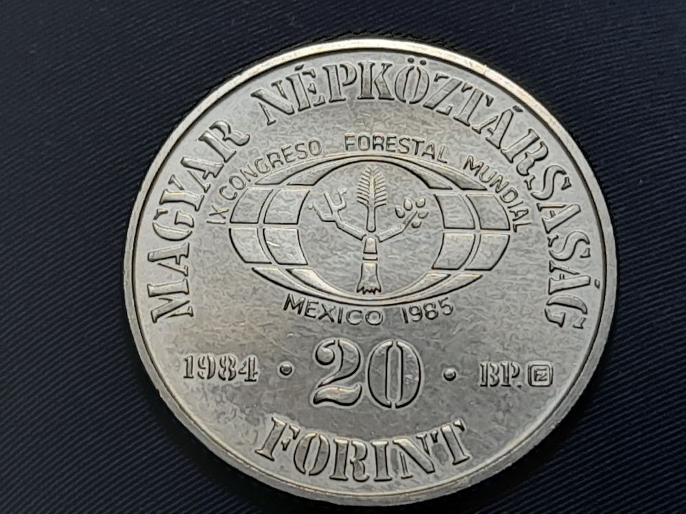 Ungarn 20 Forint 1985 40. Jahrestag - FAO ( Sammelstück ) (Gebraucht ...