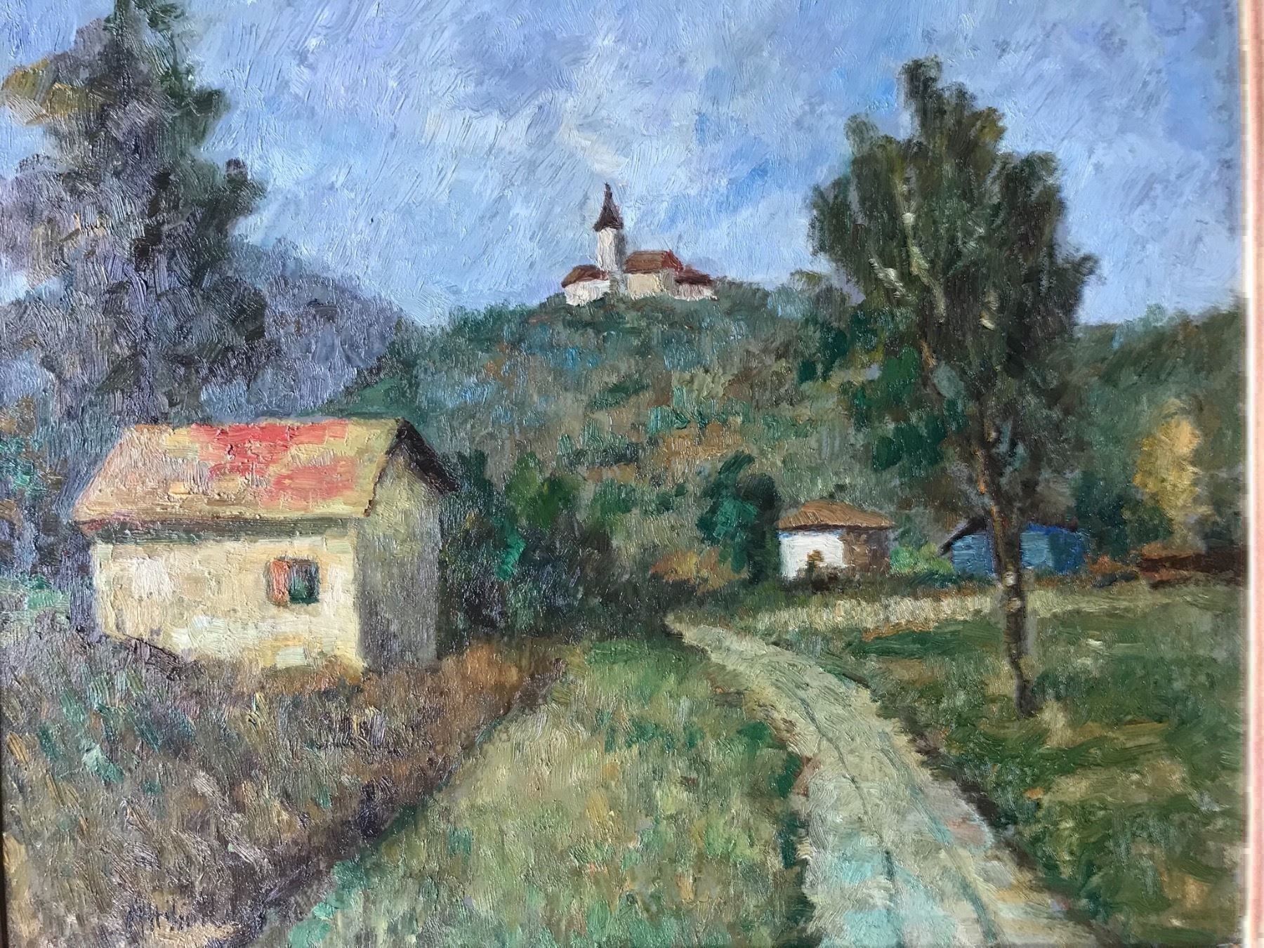 Tableaux: 2 Ölgemälde Landschaften Attilio Rossi – D'occasion à Rünenberg par Fendi02 2