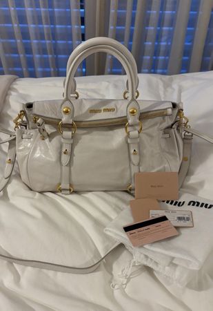Miu Miu Vitello Bag Weiss