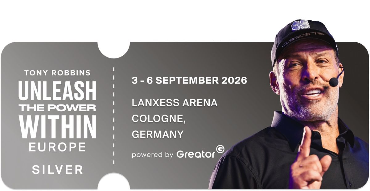 Biglietti: Tony Robbins Silver ticket UPW – Nuovo e nell'imballaggio originale da Genève venduto da ine_6b2j