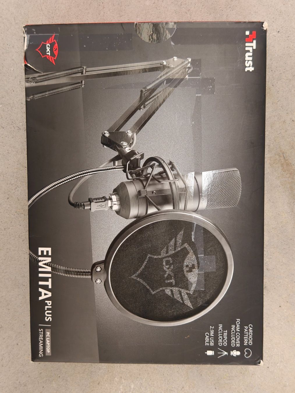 Microfoni: Trust EMITA PLUS USB Mikrofon inkl. Stativ und Pop-Filter – Usato da Zürich venduto da m00ds 2