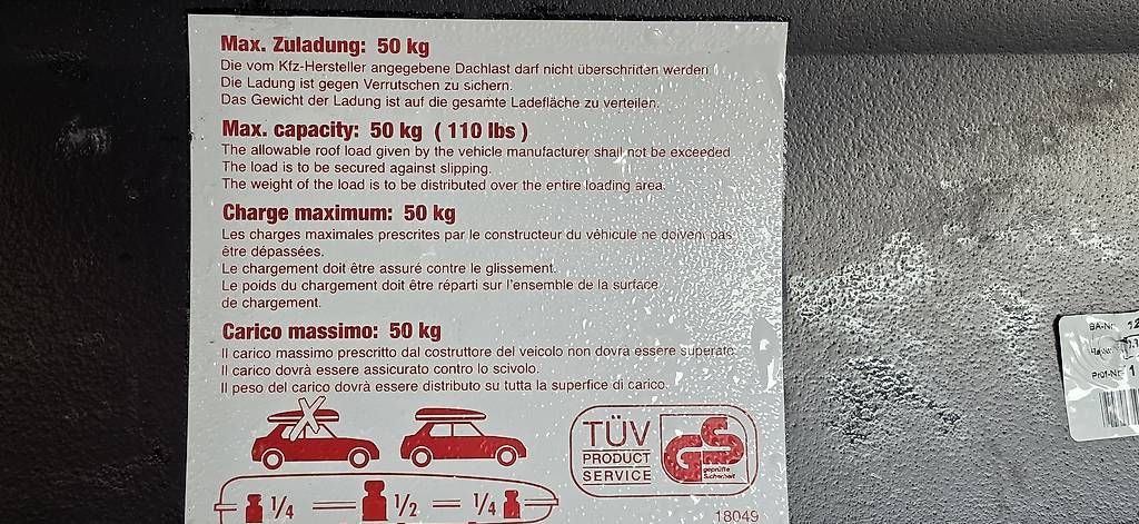 Box da tetto: Originale BMW X1 E84 Dachbox inkl. Originale Dachträger – Usato da Arbon venduto da BuliS 3