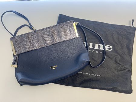 Handtasche von Dune London Blau - 1x gebraucht