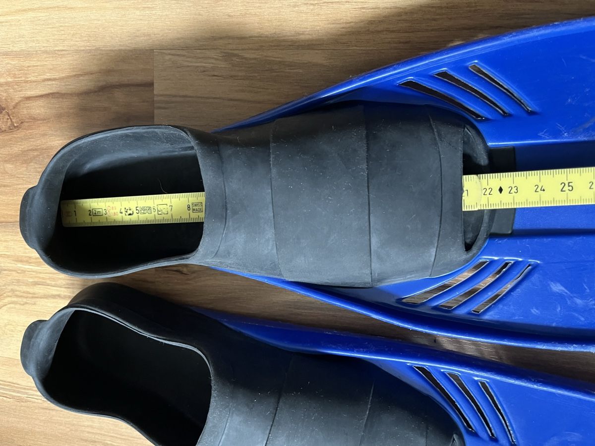 Flossen, Masken & Schnorchel: Flossen blau, 34-35 – Gebraucht aus Neftenbach von Anba78 3
