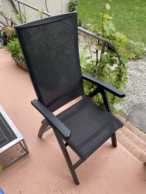 6 Gartenstühle mit verstellbarer Rückenlehne Kaufen auf Ricardo