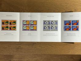 📯 Wertzeichen-Druckerei Briefmarken-Satz 1980; 4x 4er-Block