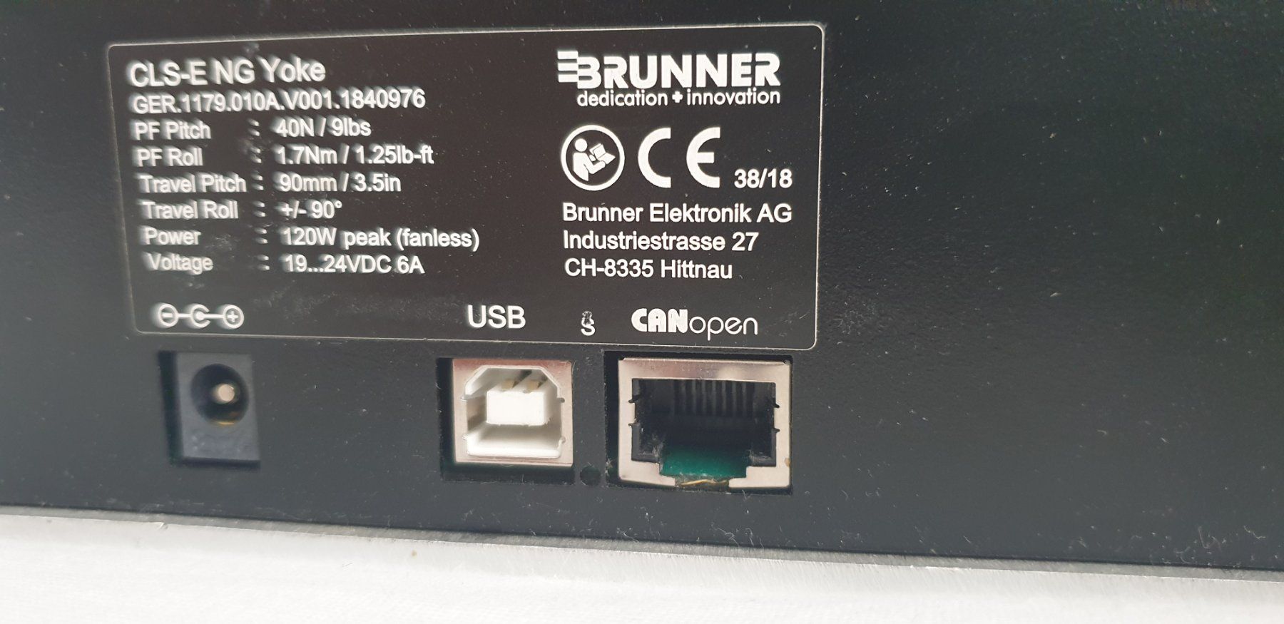 Controller: Steuerhorn mit FFB von Brunner – Gebraucht aus Unterägeri von Bulrich 1