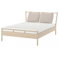 IKEA BJÖRKSNÄS Complete Bed Set 160x200 LEIRSUND + MYRBACKA