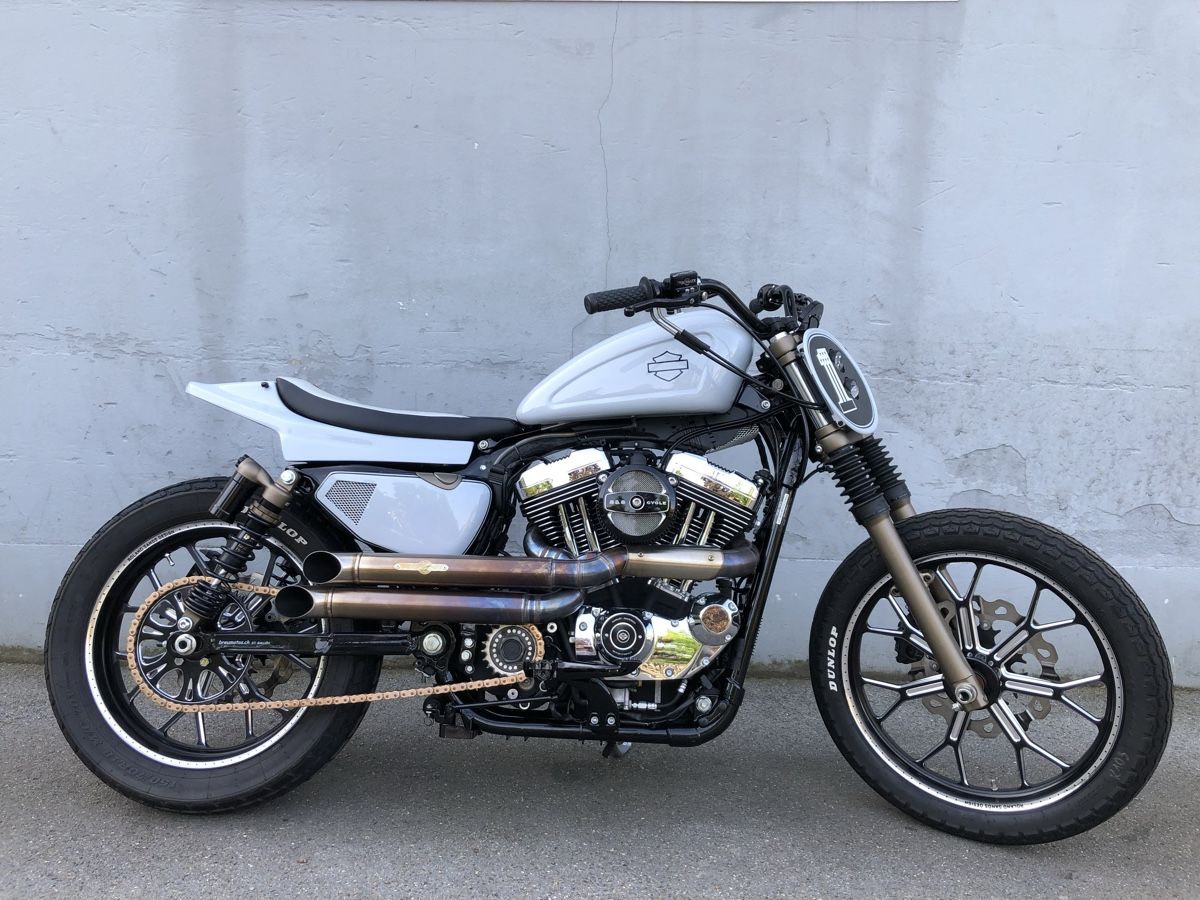Harley-Davidson Chopper: Harley Davidson XL1200 Flat-Tracker – Usato da Uzwil venduto da faebi-C