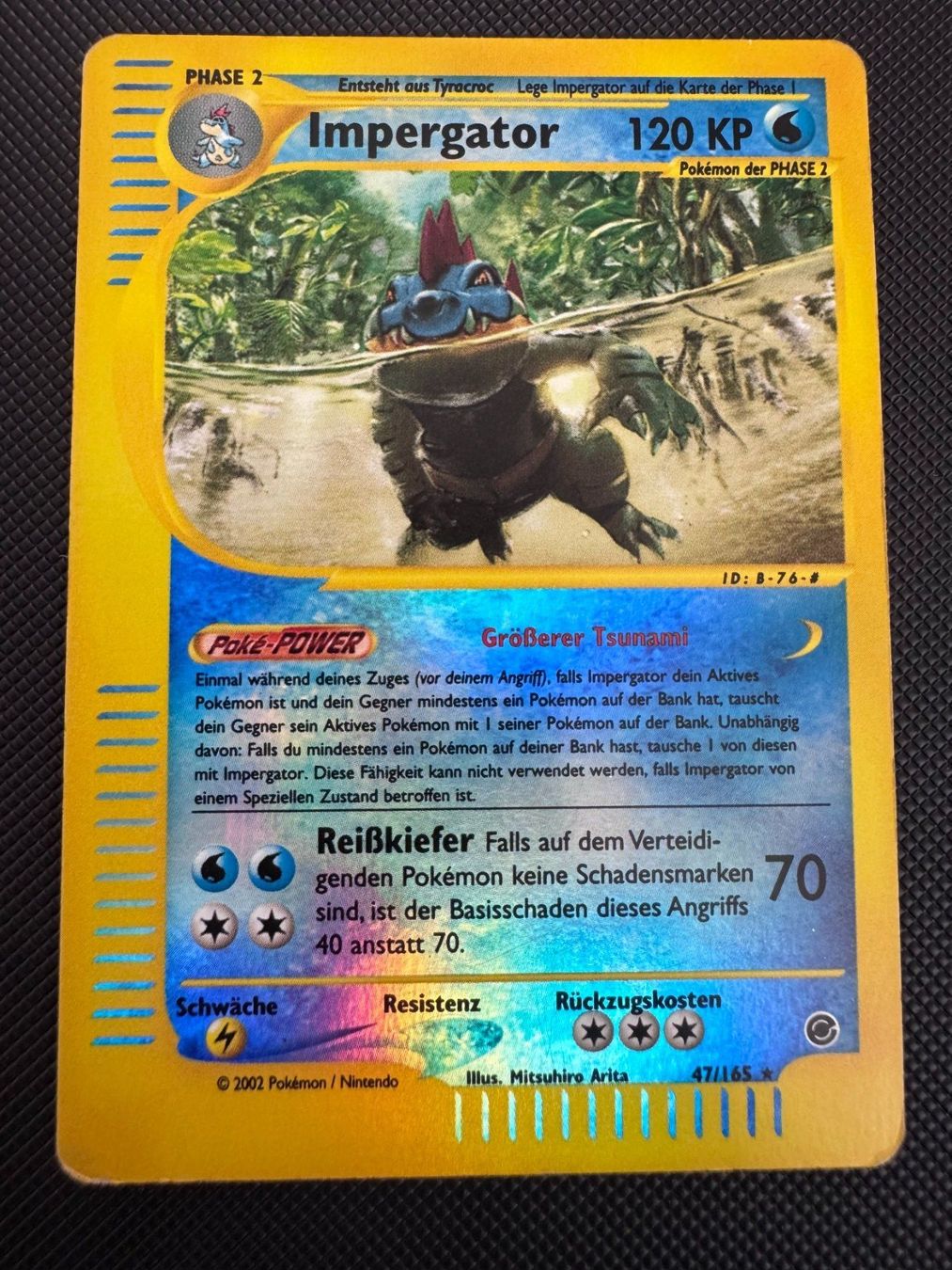 Pokémon Carte collezionabili: Pokemon Impergator Reverse Holo 47/165 - Expedition - DE – Usato da Erstfeld venduto da PokeSandero