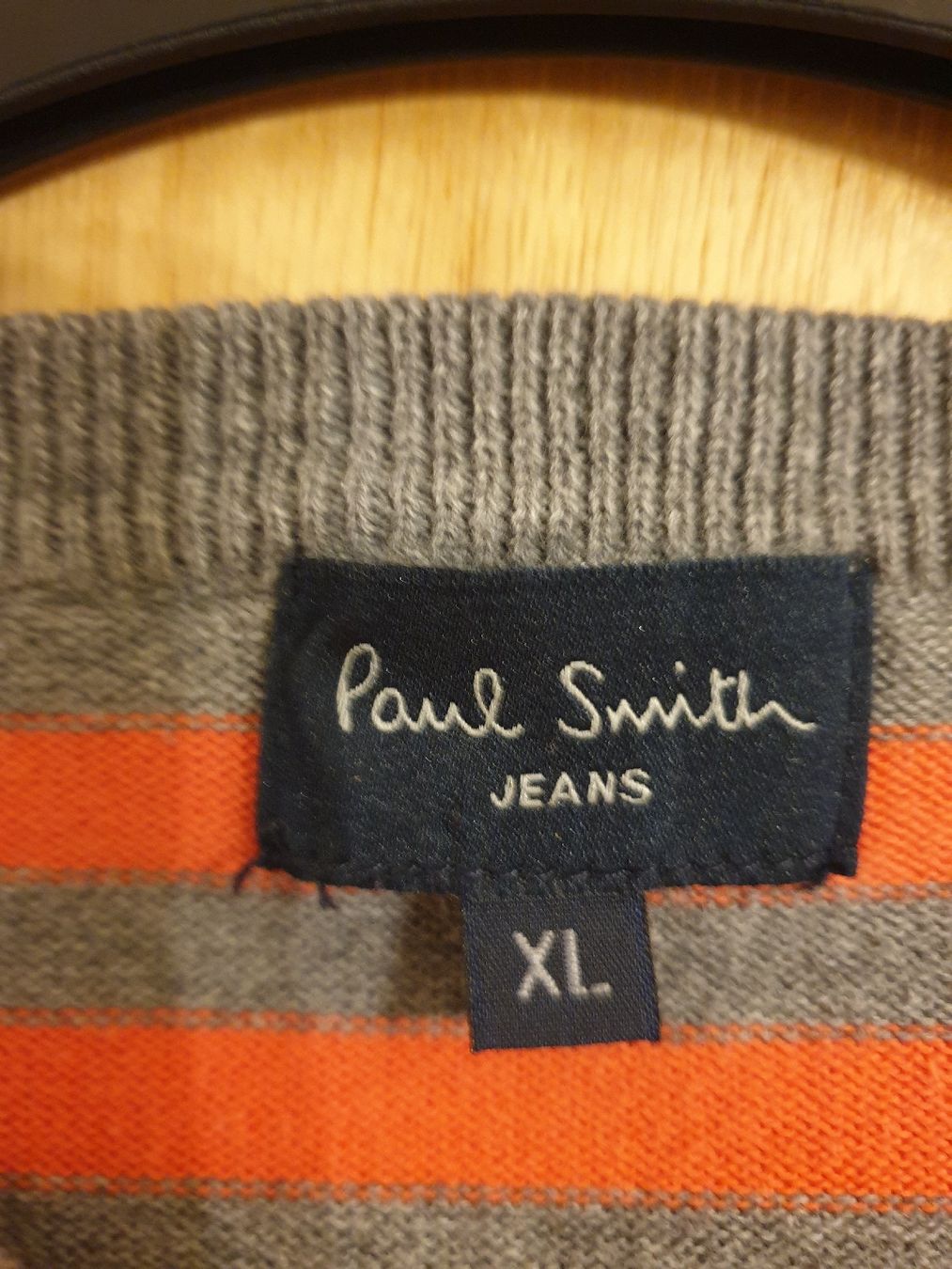Paul Smith Maglioni & Felpe: Pull, XL, Paul Smith rayé corail/gris, bon état – Usato da Neuchâtel venduto da Verenas12 2