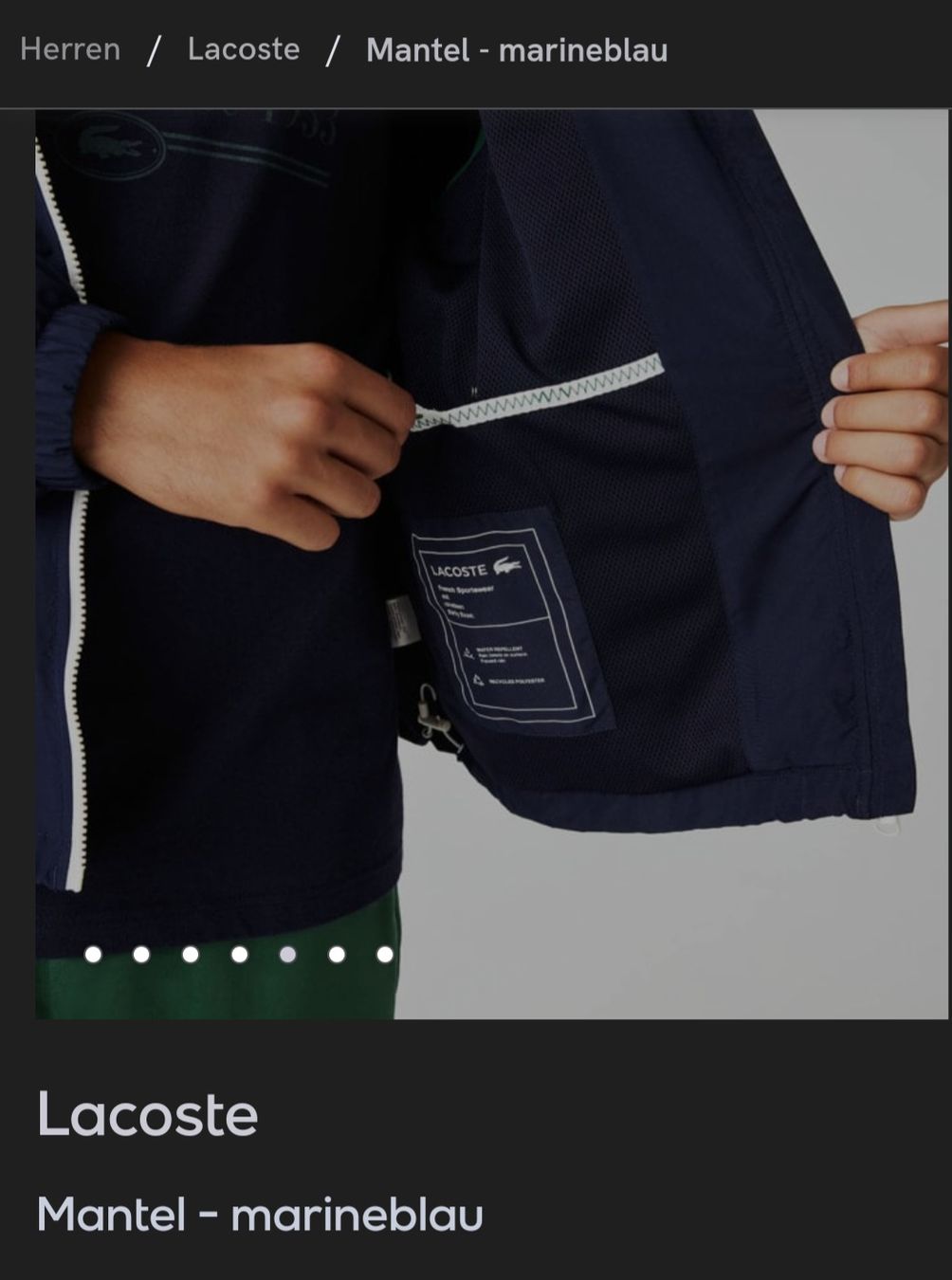 Lacoste Jacken: lacoste – Neu und originalverpackt aus Matten b. Interl von asi_y5cb 1