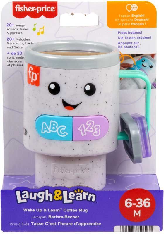 Fisher-Price Giocattoli: FISHER PRICE WAKE UP & LEARN COFFEE MUG – Nuovo e nell'imballaggio originale da Thun venduto da 24StoreGmbH