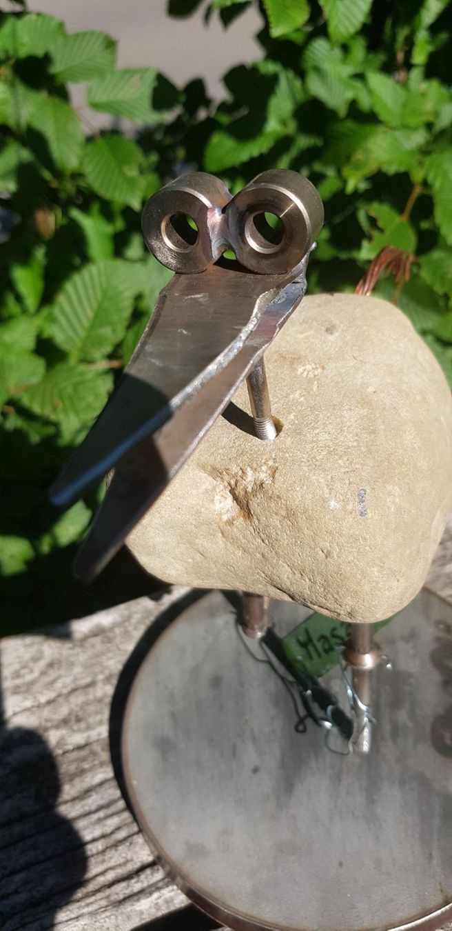 Skulpturen & Statuen: Metall Stein Vogel – Gebraucht aus Schaffhausen von beny06 7