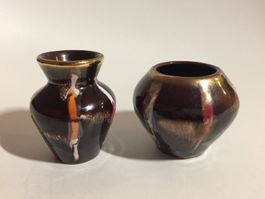 GERMANY 2 x petits vases en céramique / kleinen Keramik Vase