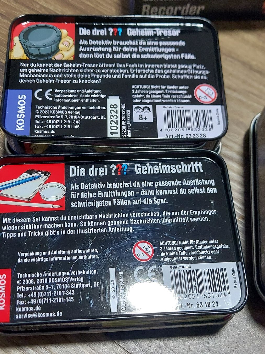 Kosmos Giocattoli: Die drei ??? KOSMOS Spiele Set NEU – Nuovo e nell'imballaggio originale da Altishofen venduto da tammy05 6