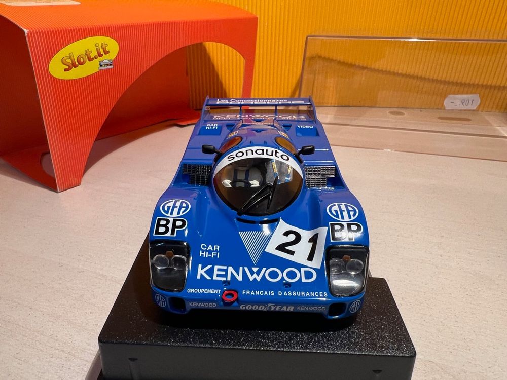 Slot.it Porsche 956C – 3e Mans 1983 – Échelle 1/32 – Bleue