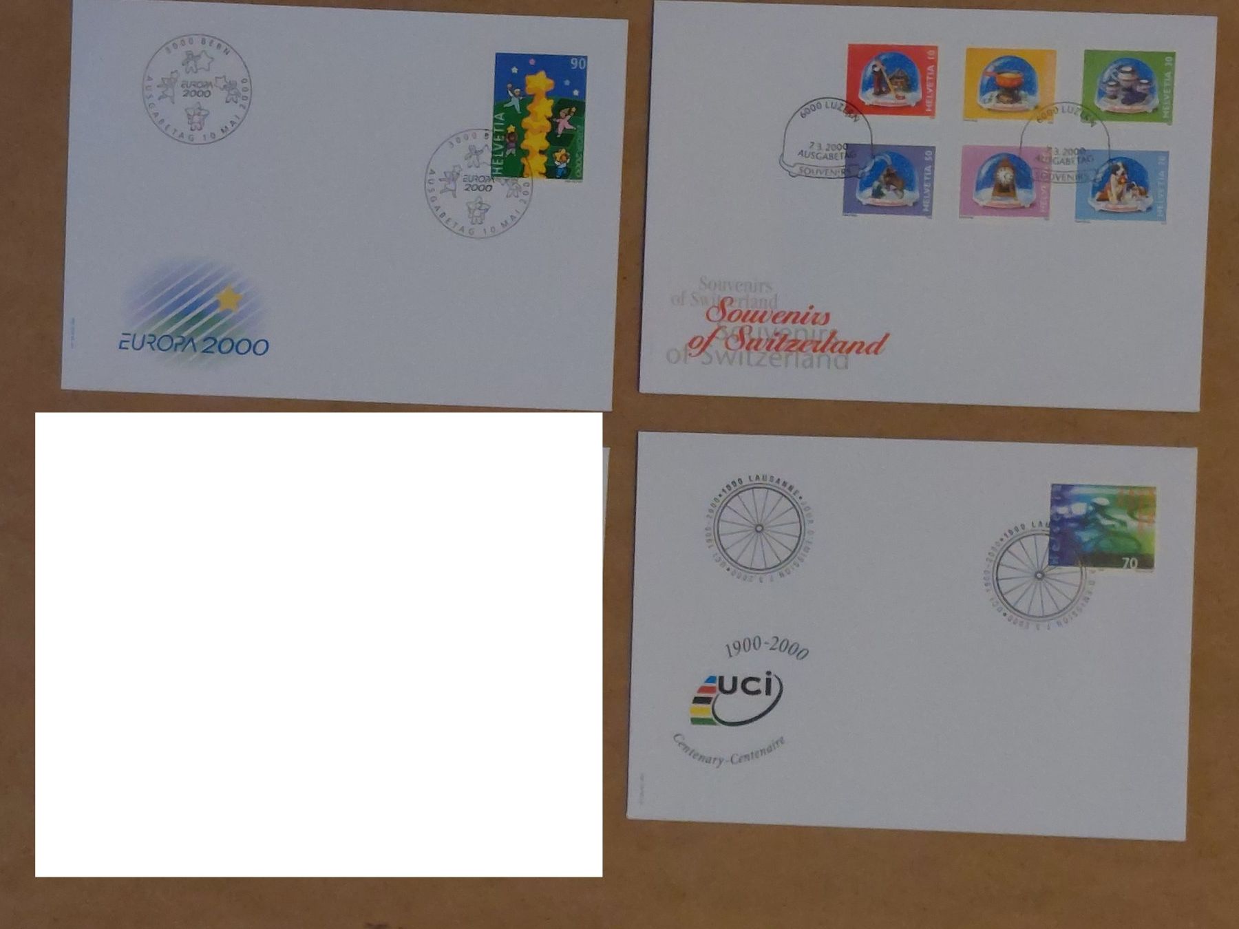 Tutti i francobolli: FDC 2000 inkl PJ & PP & Naba – Usato da Obfelden venduto da Funke2 3