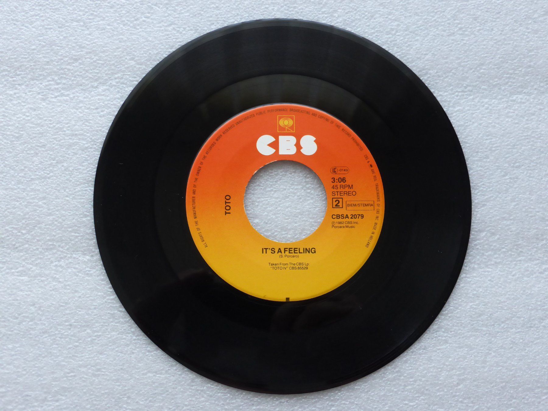 Dischi in vinile: Vinyl Single   TOTO – Usato da Küssnacht am Rigi venduto da Mondkinder 2