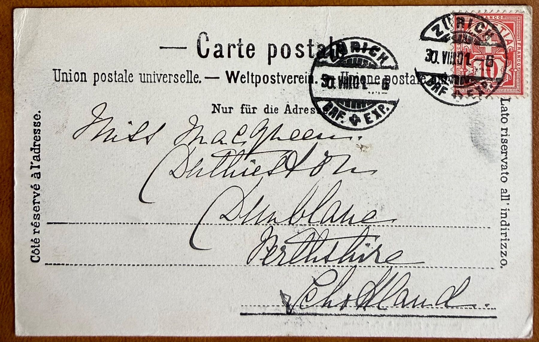 Cartoline postali: Zürich - Bateaux - Animée 1901 – Usato da Lutry venduto da Ediego 1